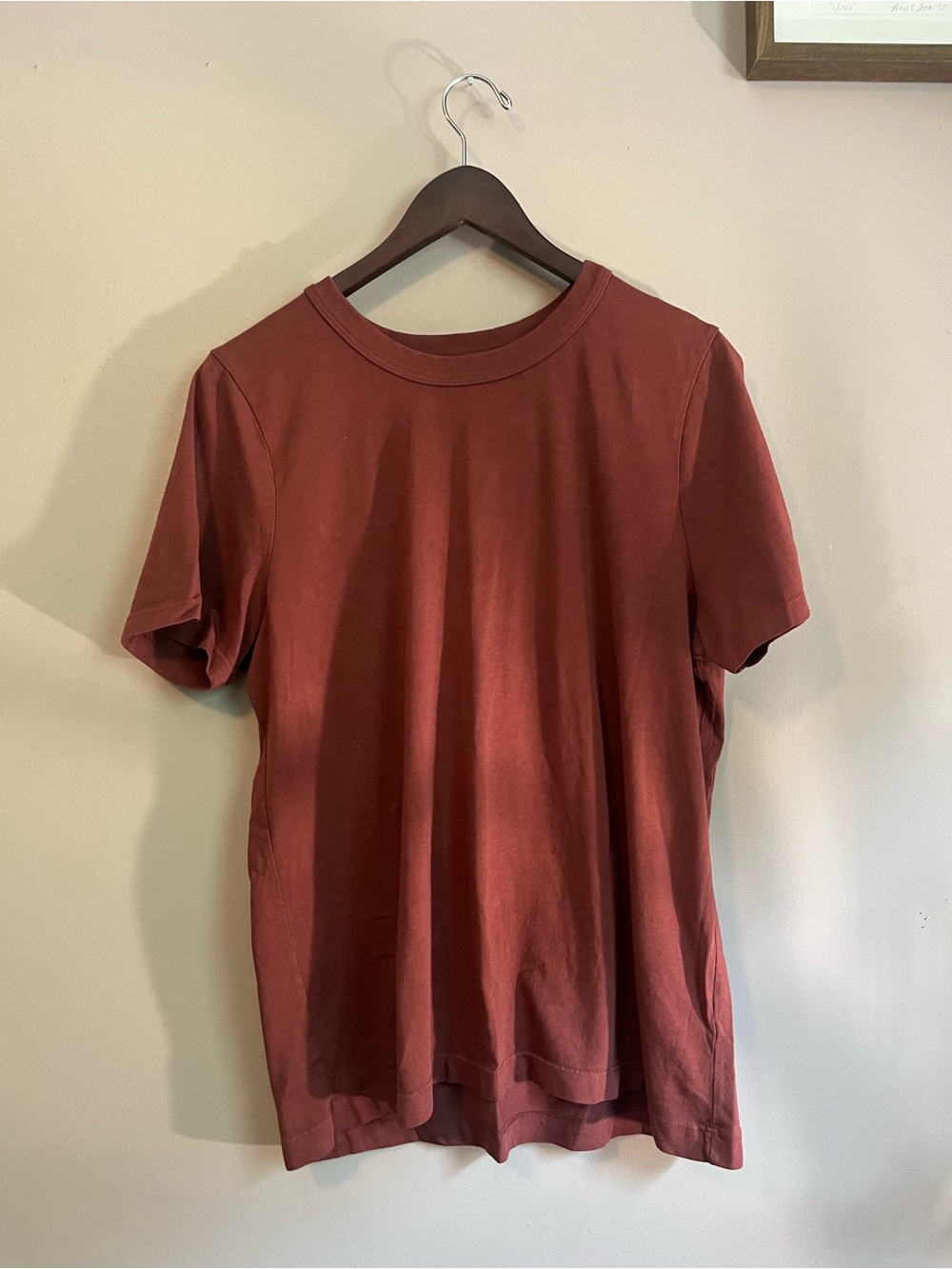 For Days 100% Organic Tee Shirt Dusty Pink Womenโs Size XXL